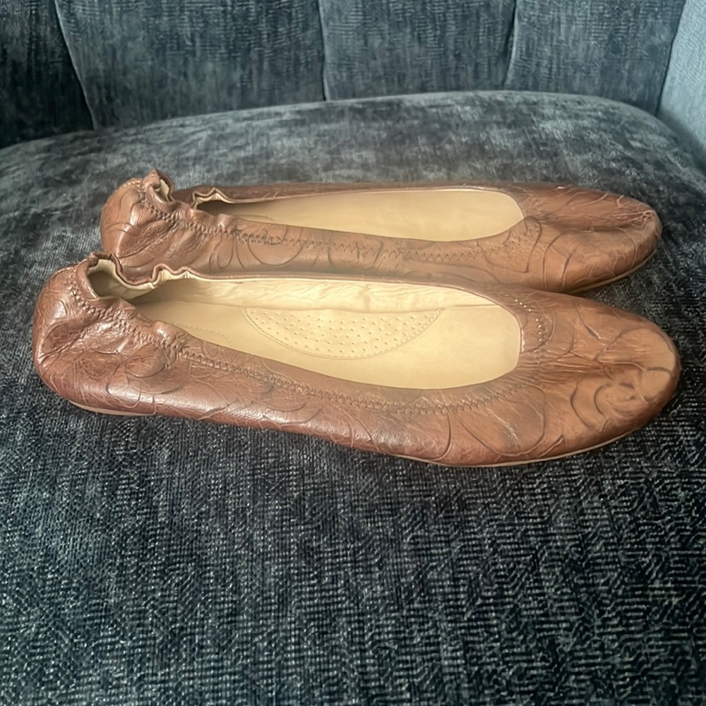 Ll Bean Indispensable Skimmer Leather Ballet Flats